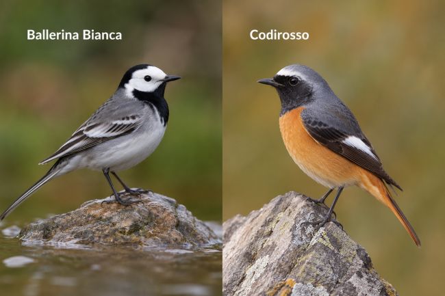 Codirosso e Ballerina bianca