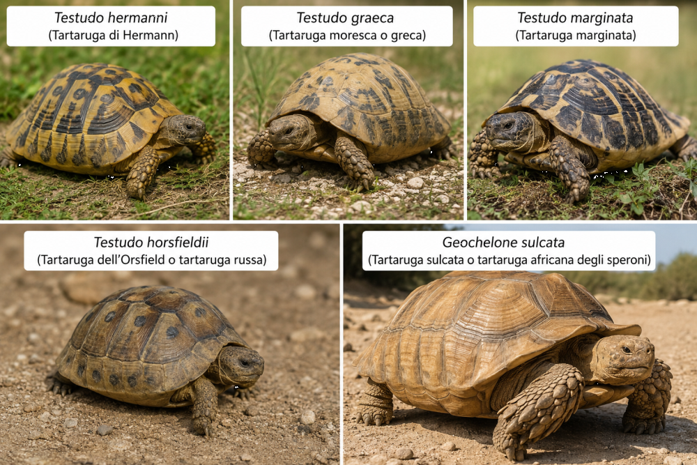 Razze di Tartarughe terrestri