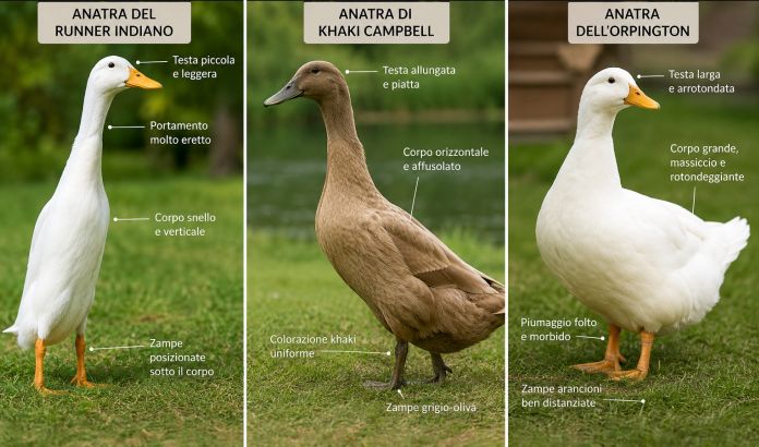 Razze Ovaiole di Anatre