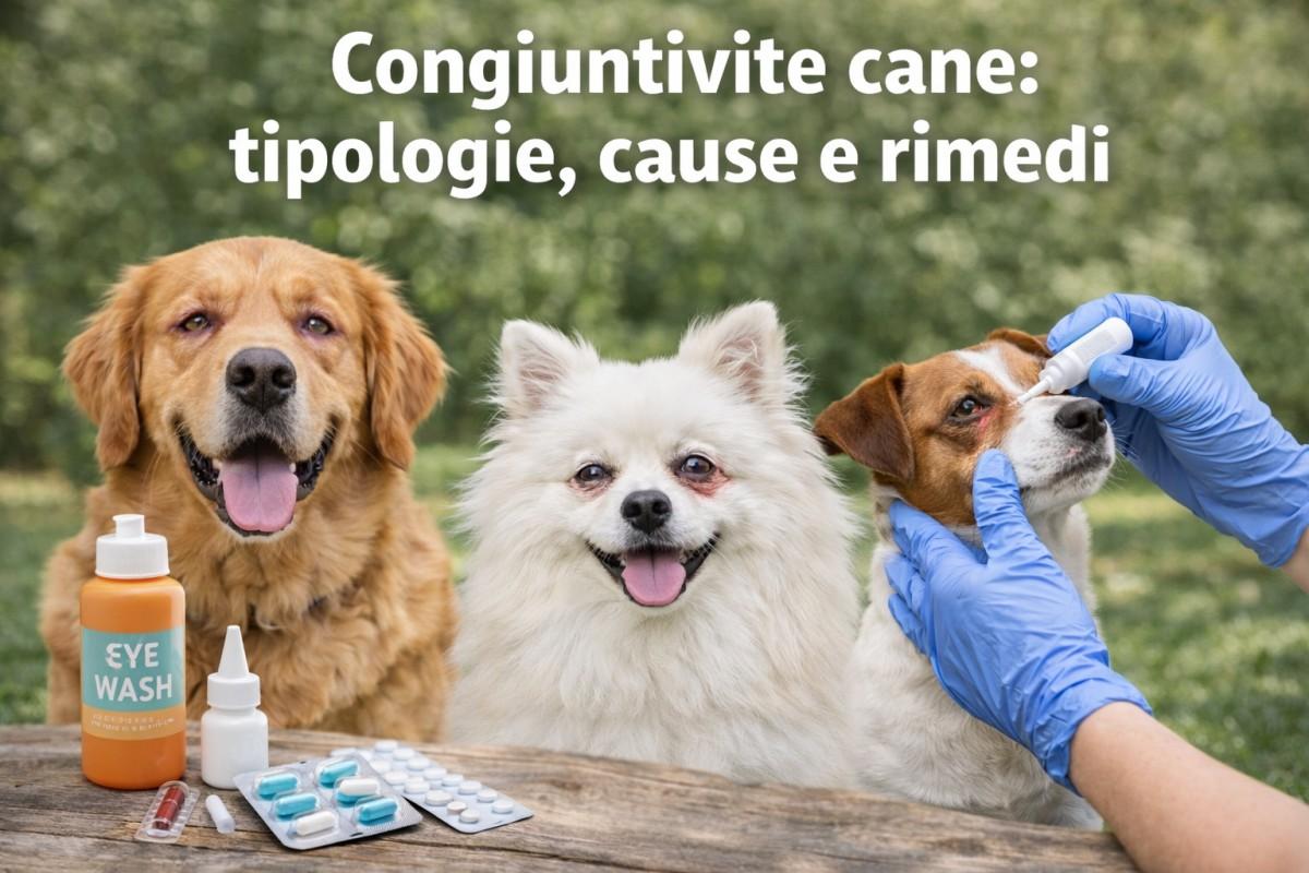 Congiuntivite cane: tipologie, cause e rimedi 
