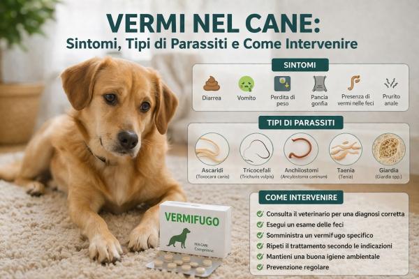 Vermi nel Cane: Sintomi, Tipi di Parassiti e Come Intervenire
