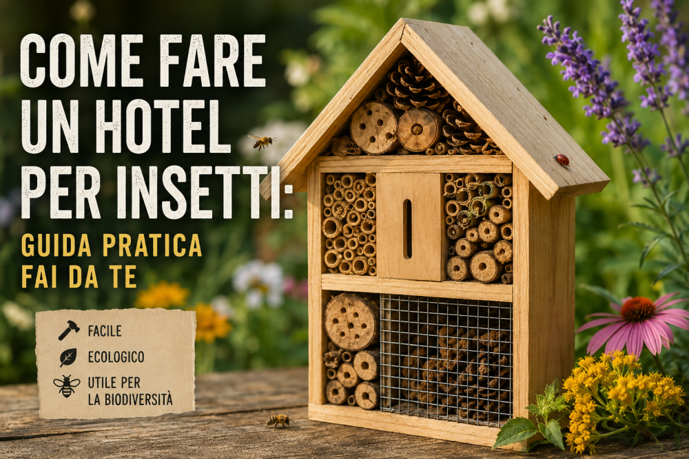 Come fare un hotel per insetti: guida pratica fai da te