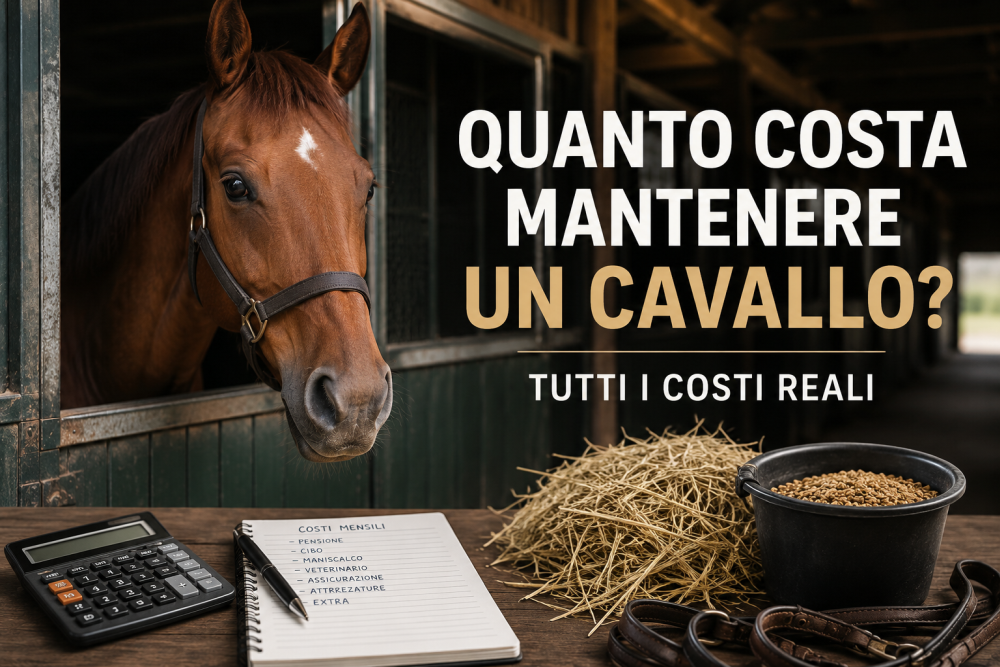 Quanto costa mantenere un cavallo? Tutti i costi reali