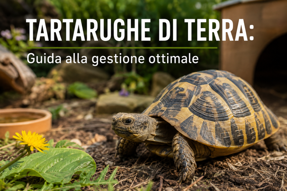 Tartarughe di terra: Gestione, Allevamento, Terrario e Uova
