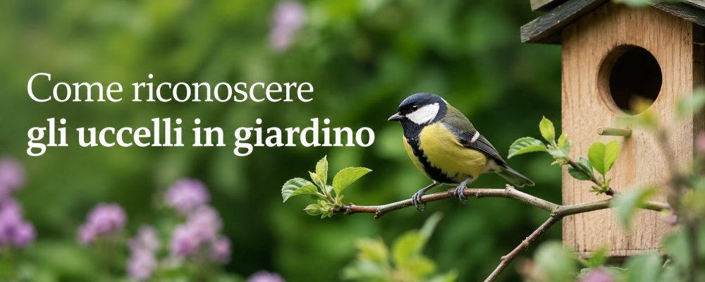 Come riconoscere gli uccelli in giardino